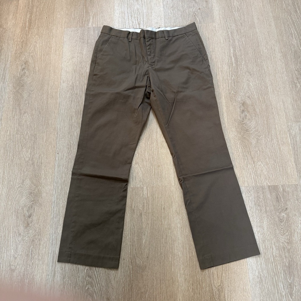 Express Photographer‎ Pants Men's 32x30 Brown Slim Fit Stretch Dress Chinos